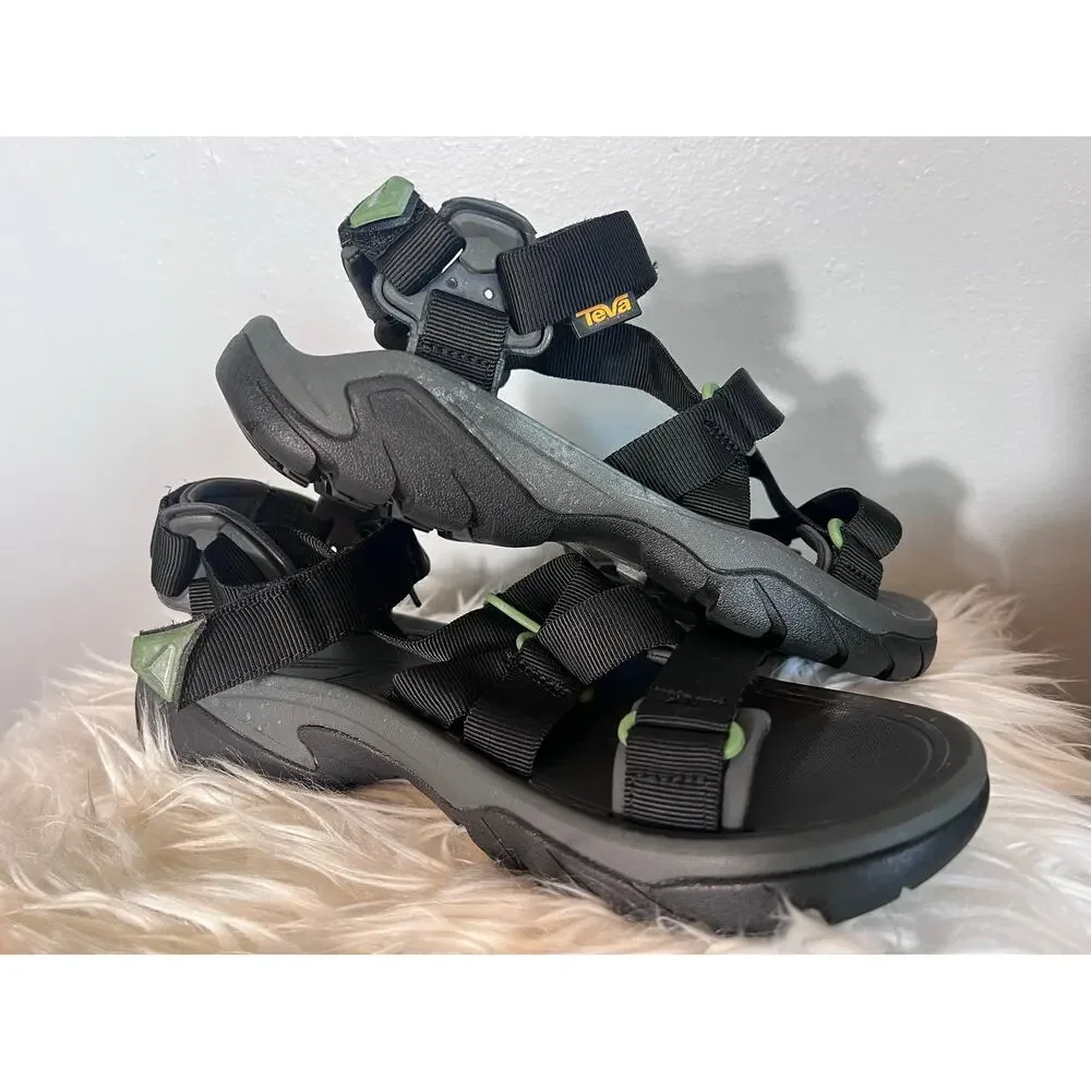 Teva Mens Terra Fi 5 Sport Sandal Shoe Black Size 8 Hiking Trail Rugged 1099441